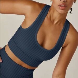 Beyond Yoga nocturnal striped sports top - Never worn